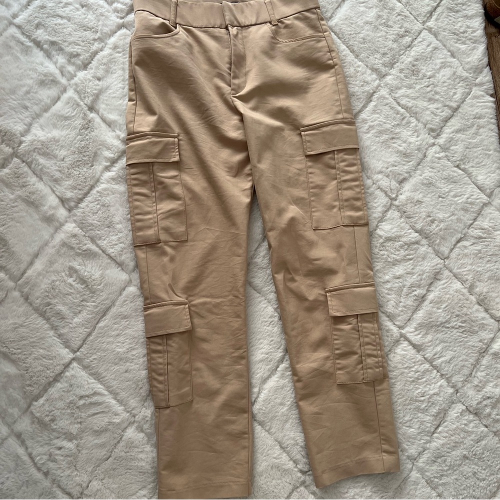 Zara Tan Cargo Pants